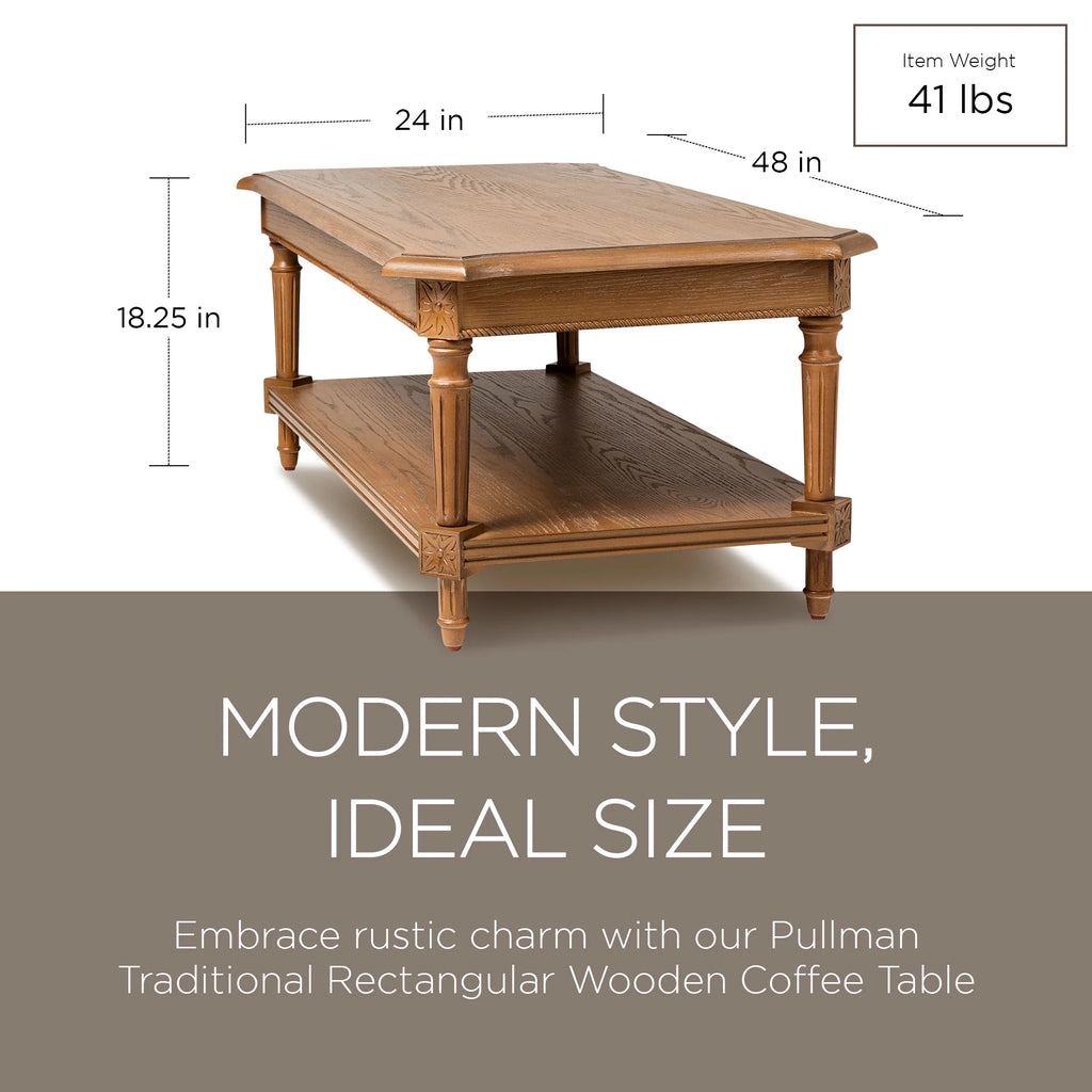Rectangular Wood Coffee Table C878565