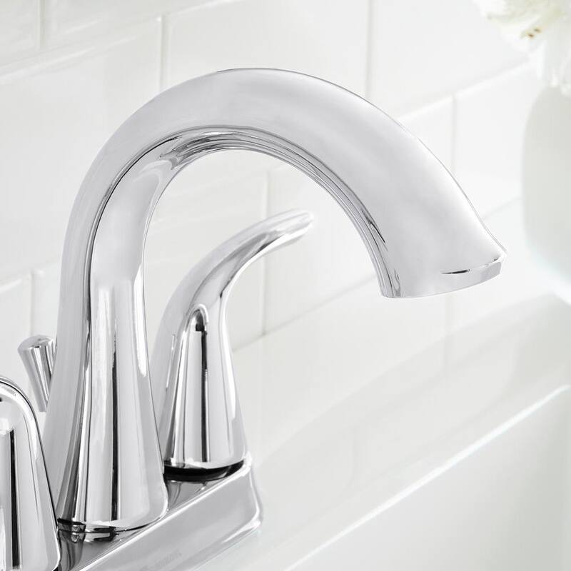 2-Handle Centerset Bathroom Faucet in Chrome L6467