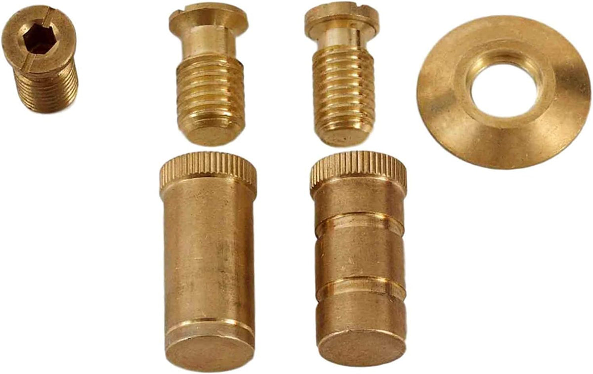Brass Pool Cover Anchors for Inground Pools with Beauty Collar - 25 Pack E71684