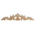 Unfinished Hand Carved Solid Red Oak Wood Onlay L803