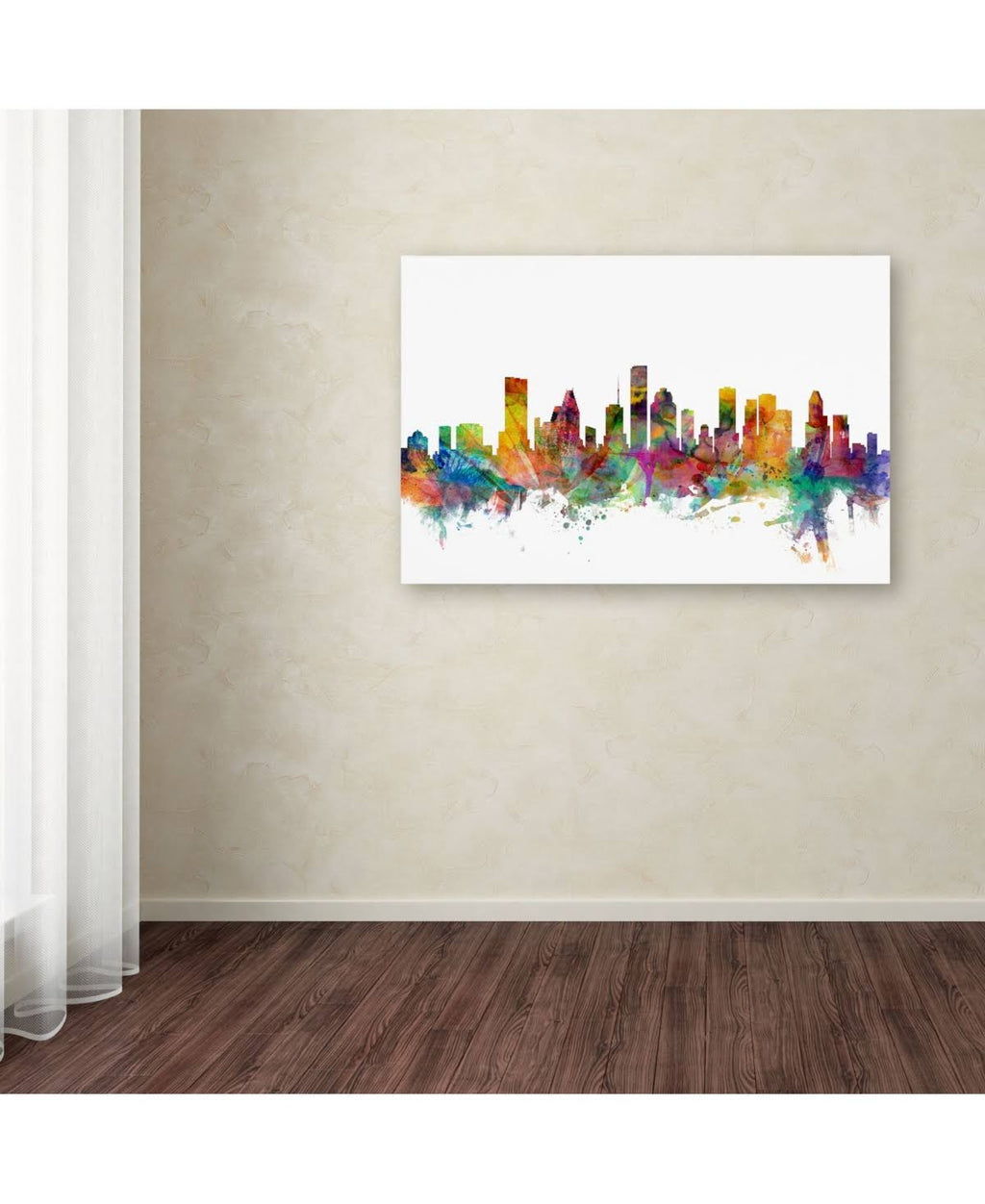 Houston Texas Skyline Canvas Art C473109