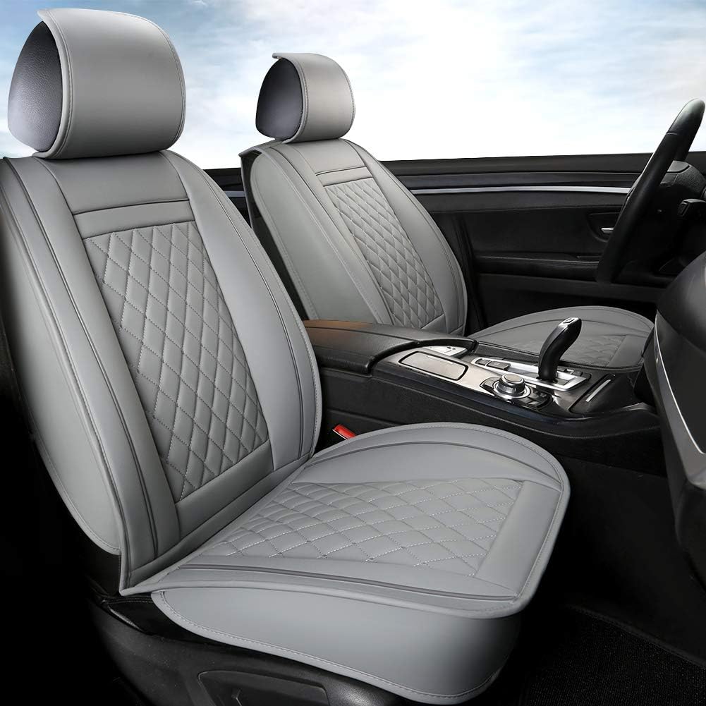 Gray Rear Bench Car Seat Cover E77665