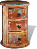 Reclaimed 3 Drawer Solid Wood Cabinet W950