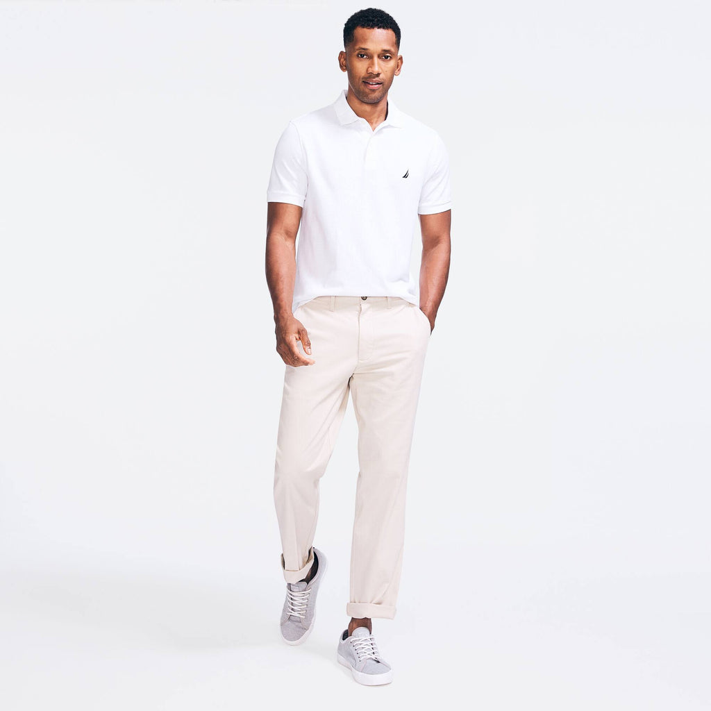 Men's Classic Fit Flat Front Deck Pant True Stone, 42x32 C7229