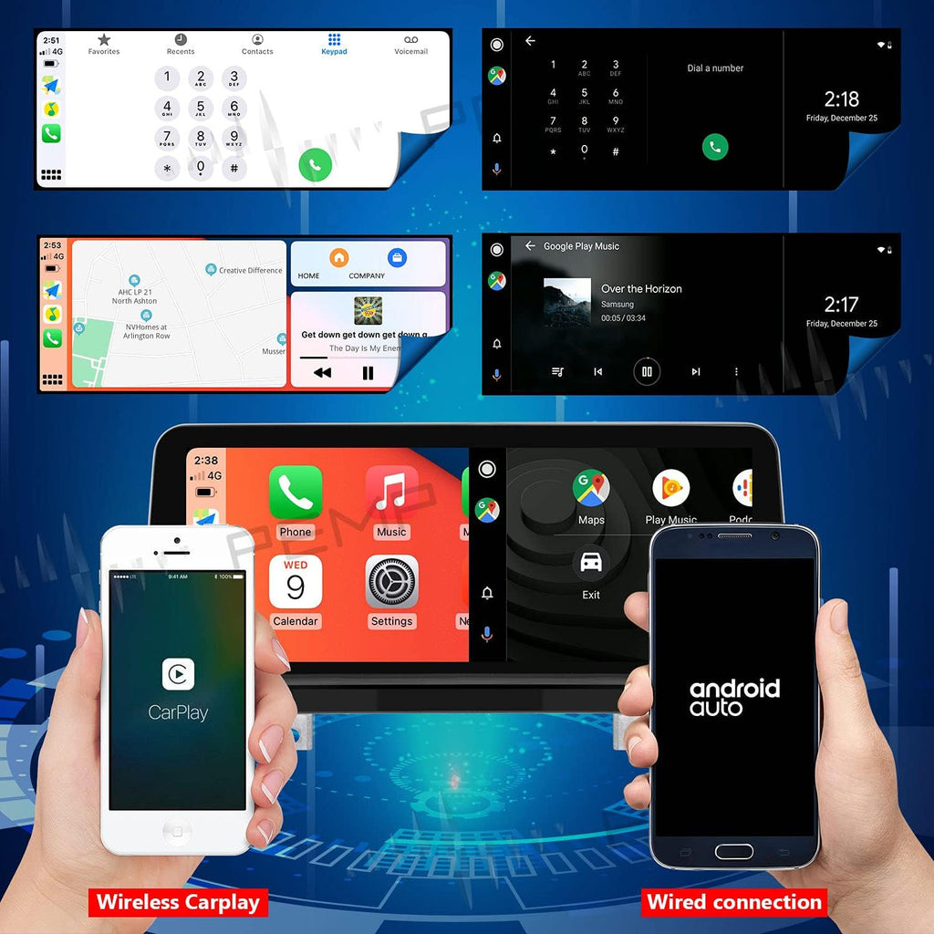 Android 10 10.25 inch 1920x720 Screen Carplay Android Auto R7693