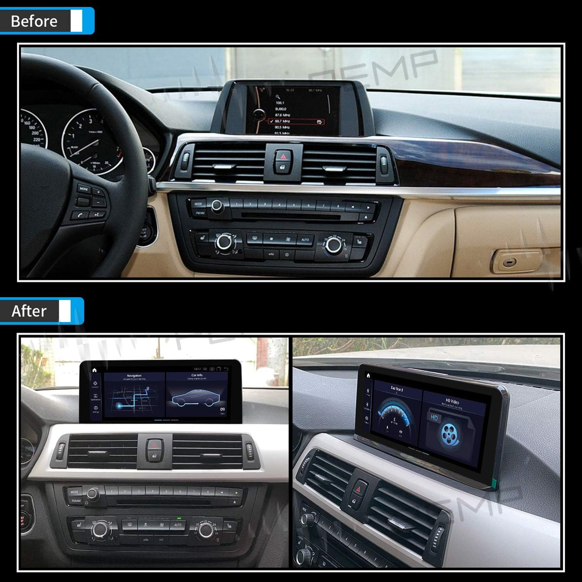 Android 10 10.25 inch 1920x720 Screen Carplay Android Auto R7693