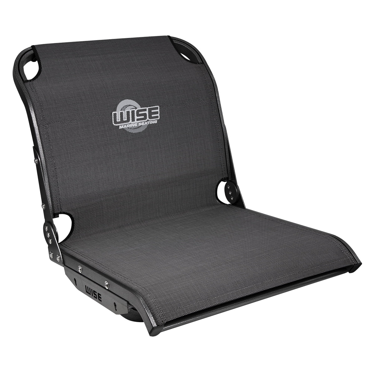 Carbon Grey Mesh Mid-Back Boat Seat Q120