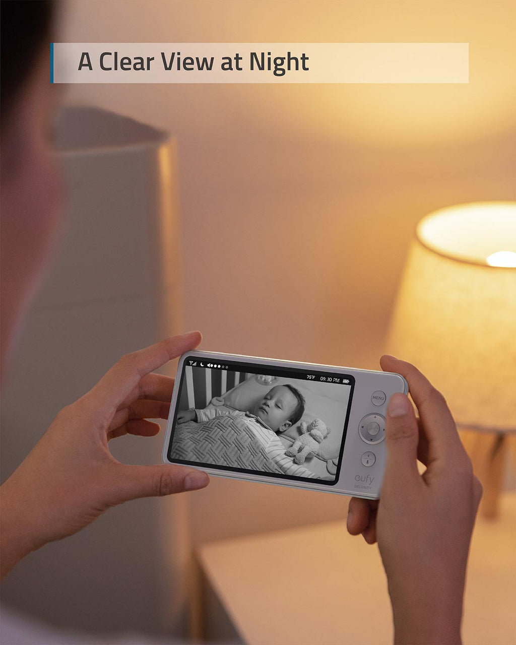Video Baby Monitor with Camera and Audio, 720p HD, Night Vision, 5 Display T297