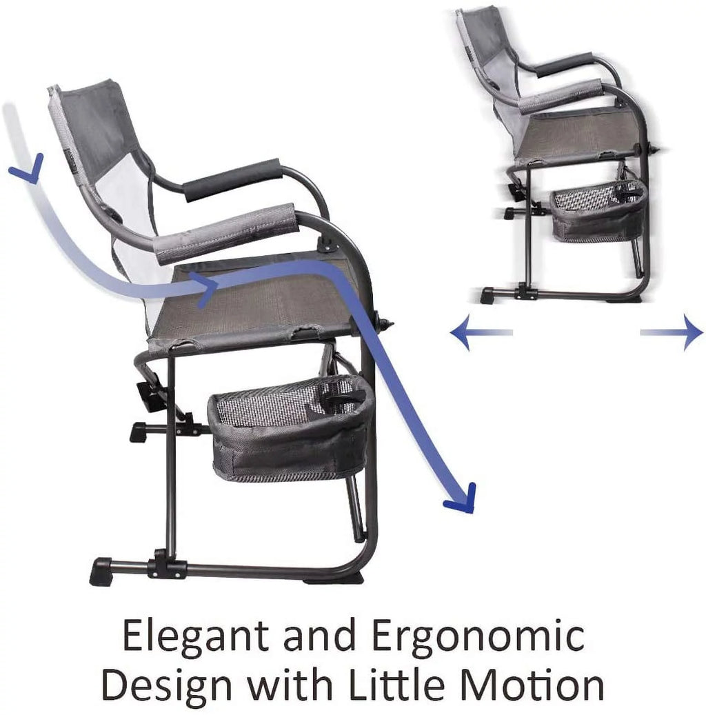 Gray Heavy Duty Folding Director's Chair K118843