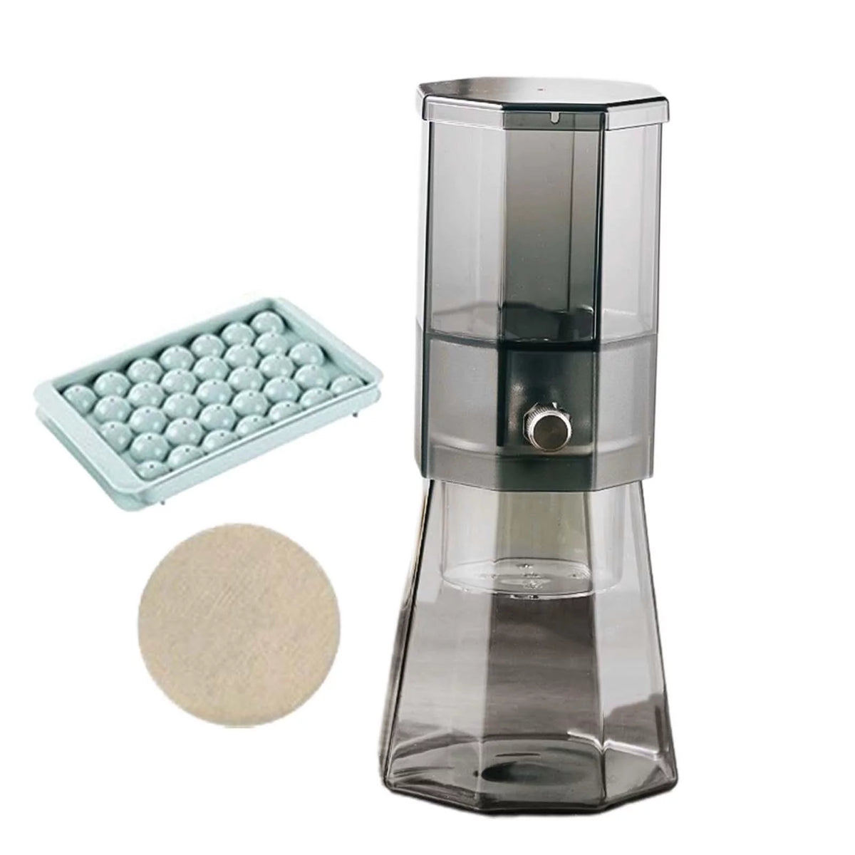 Cold Brew Coffee Maker Detachable Coffee Machine gray V12457