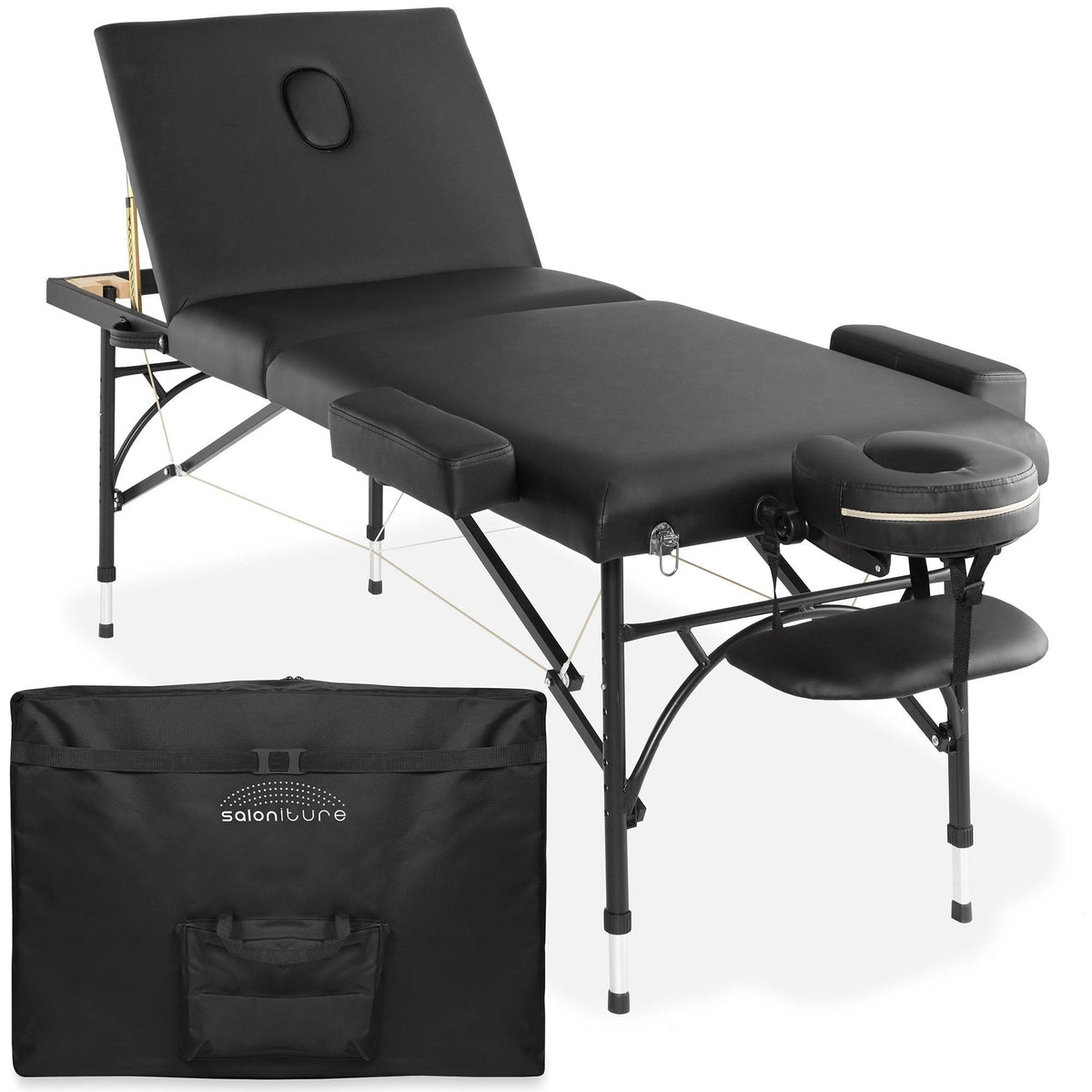 Portable Tri-Fold Massage Table with Aluminum Legs P71135