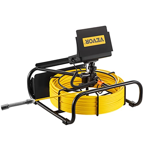 98.4 ft 4.3" Pipe Drain Inspection Camera with DVR Function and LED Lights L77197