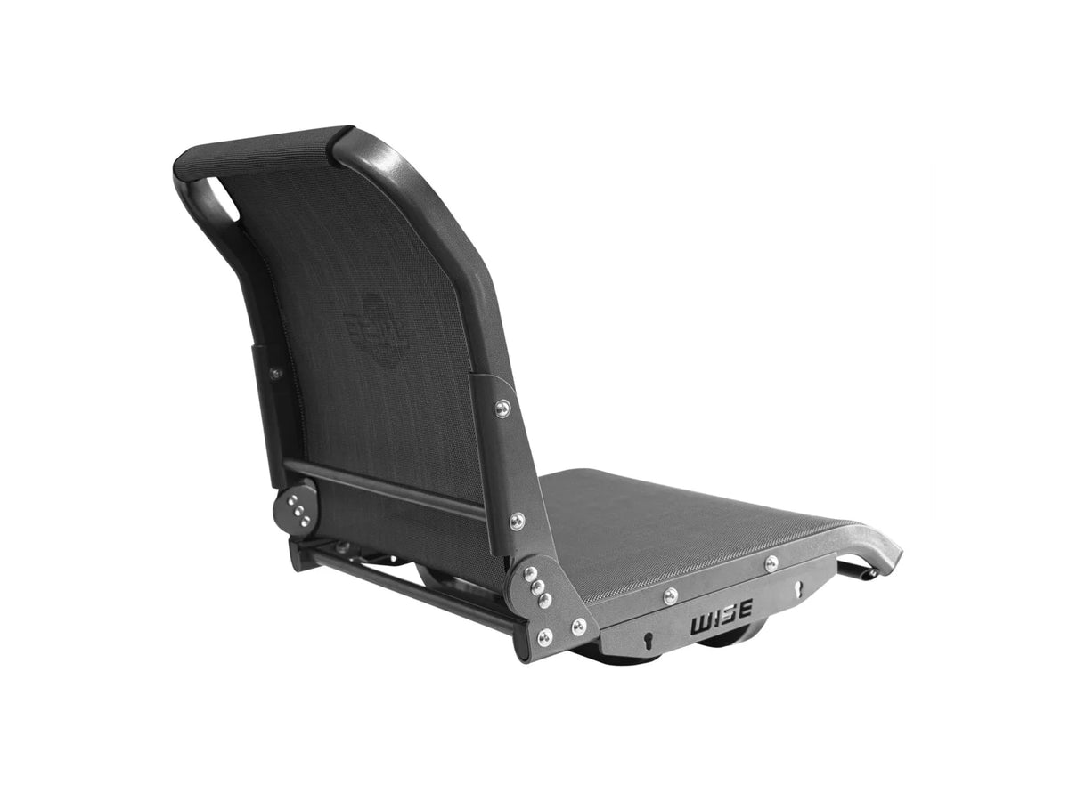 Carbon Grey Mesh Mid-Back Boat Seat Q120