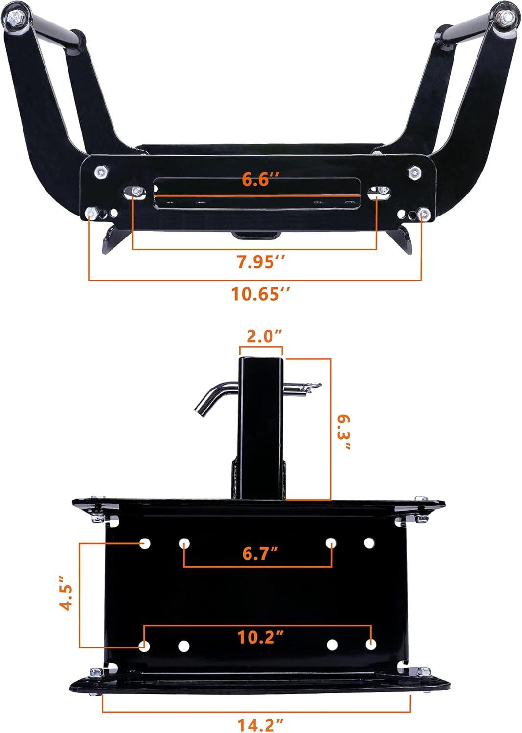 Cradle Winch Mounting Plate Pack of 2 P1059