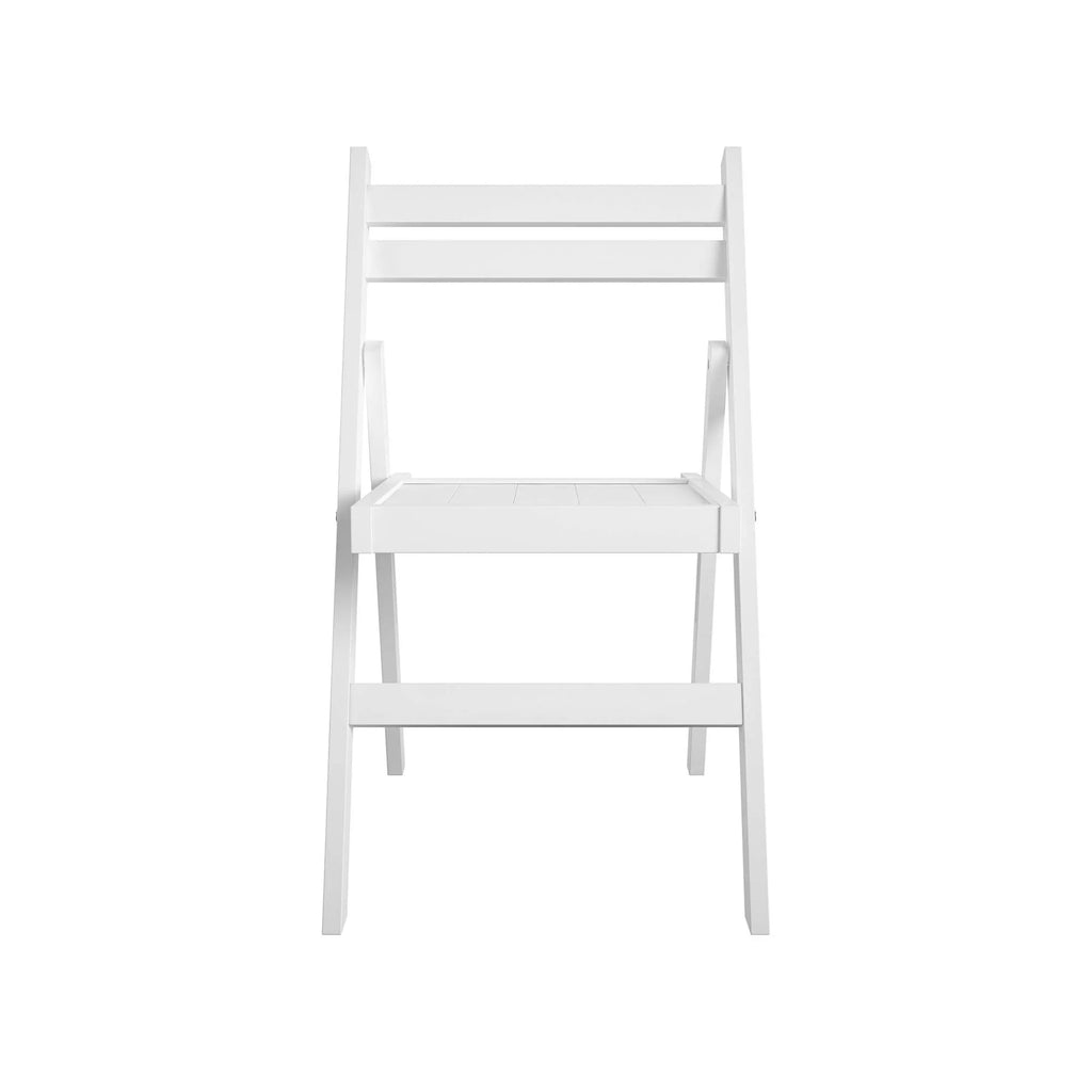 Gray 2-Pack Folding Wood Chair F51627