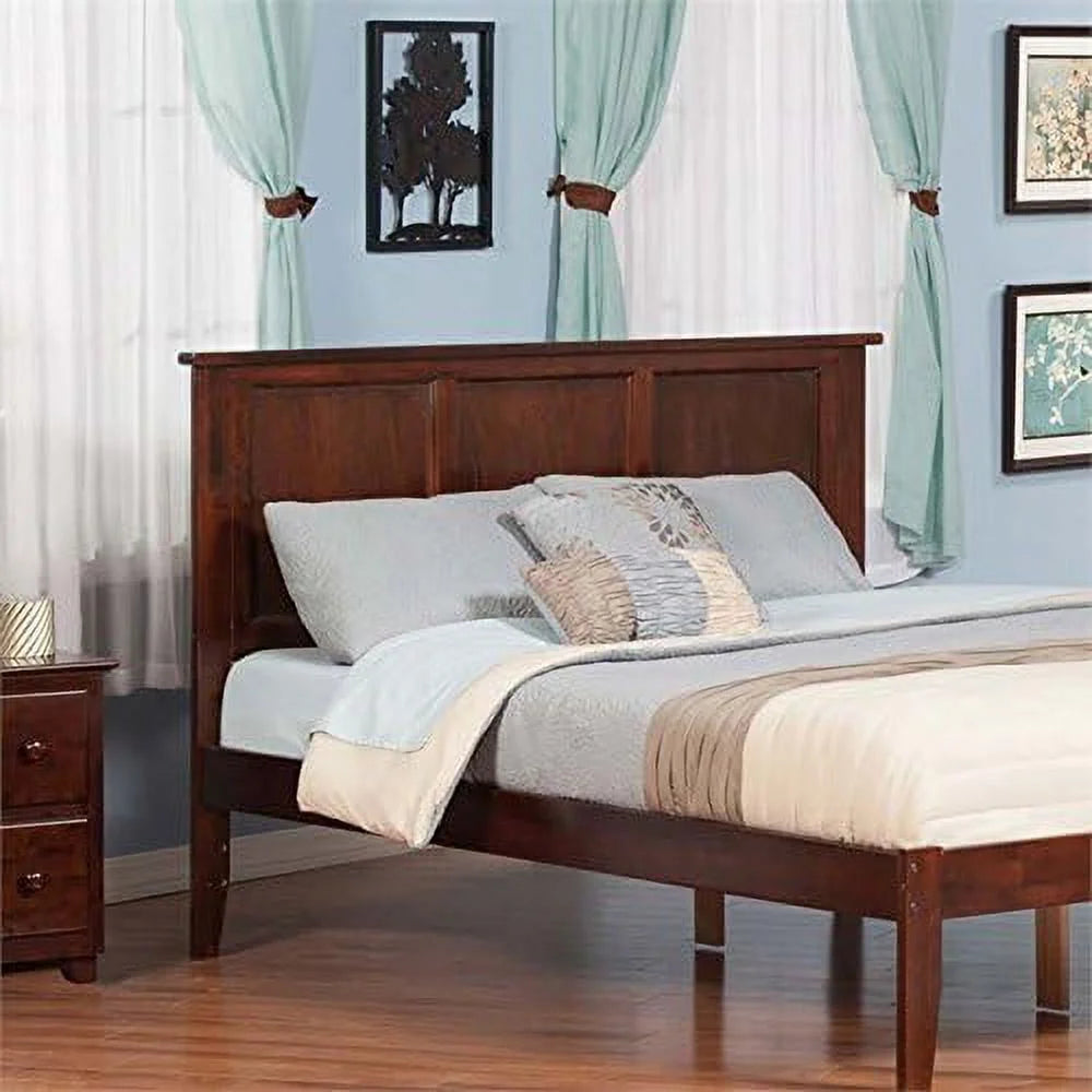 Queen Solid Wood Panel Headboard in Walnut T702821