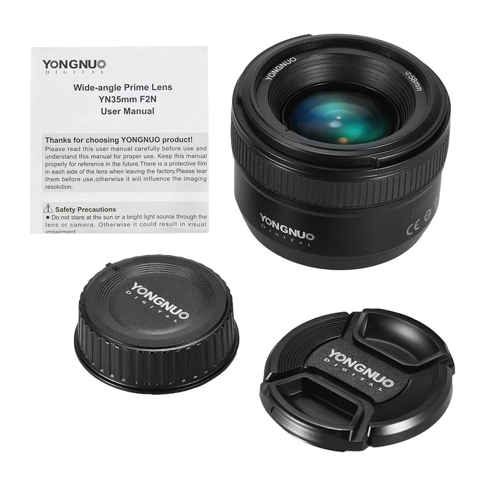 35mm F2.0 Wide-Angle Fixed Focus Lens F Mount T395363