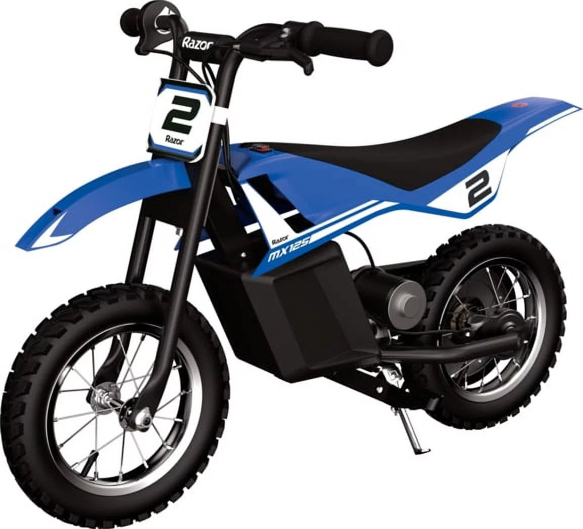 Black Electric-Powered Dirt Bike F85571