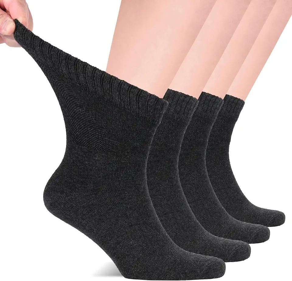 Loose Ankle Bamboo Diabetic Socks M93118