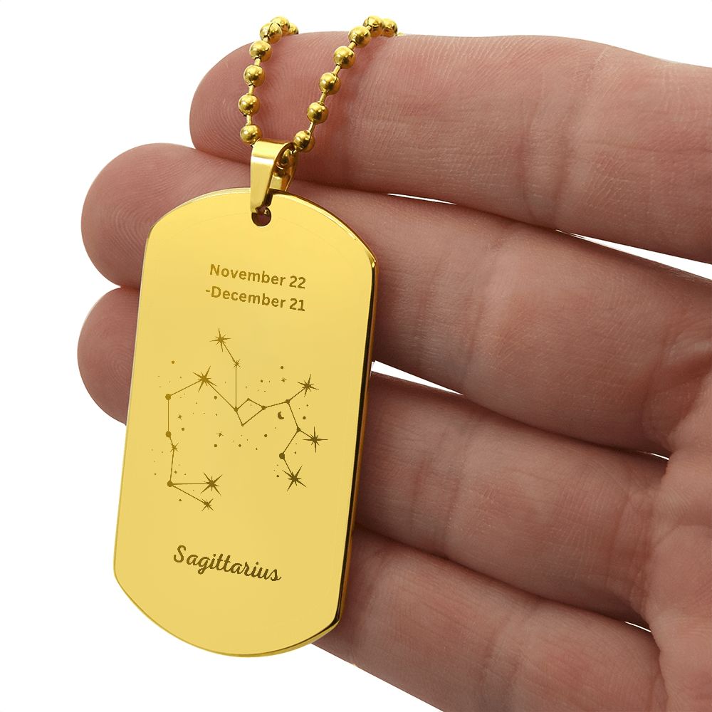 Dog Tag Necklace F9717
