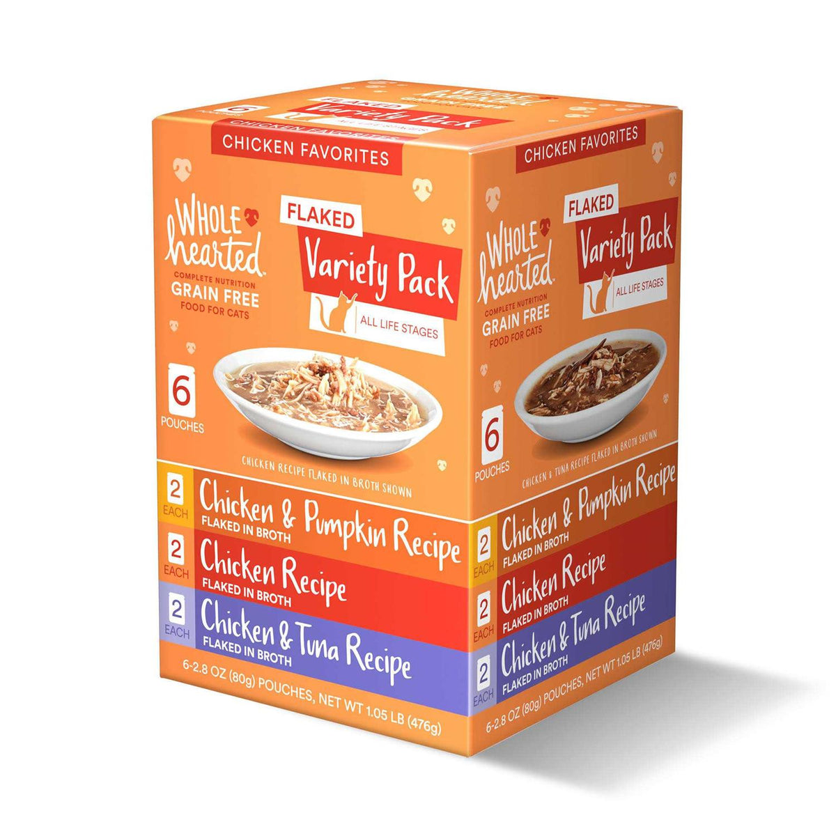 Grain Free Chicken Flaked Wet Cat Food Variety Pack H33521