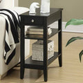 Black Storage End Table N7850
