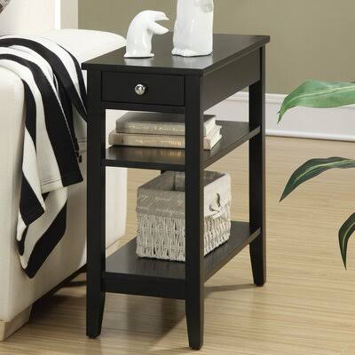 Black Storage End Table N7850