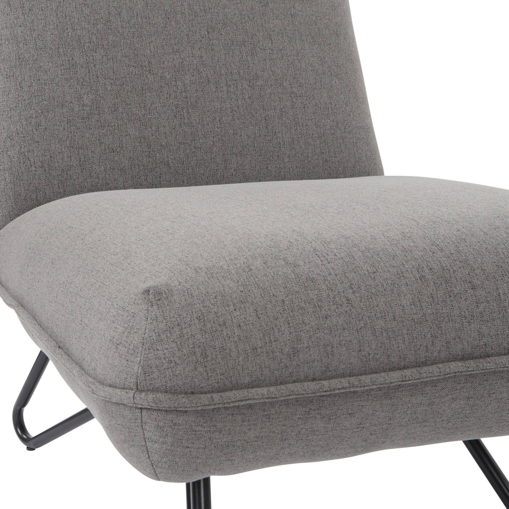 Grey Chair and Ottoman T757432