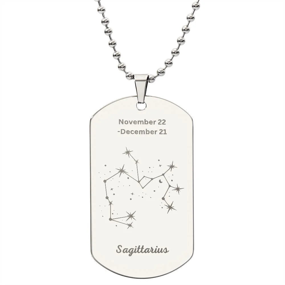 Dog Tag Necklace F9717