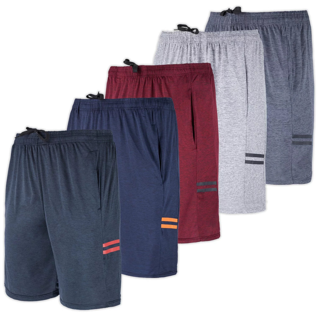 5 Pack Men's Dry-Fit Active Athletic U770