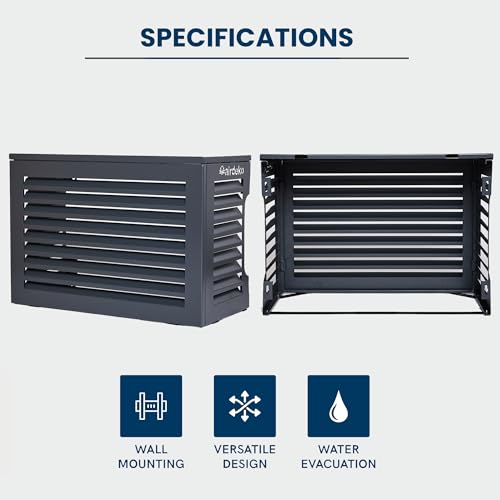 Aluminum Mini Split AC Cover for Outside Units V402