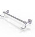 Polished Chrome 30x22 Towel Bar with Integrated Hooks Y797889