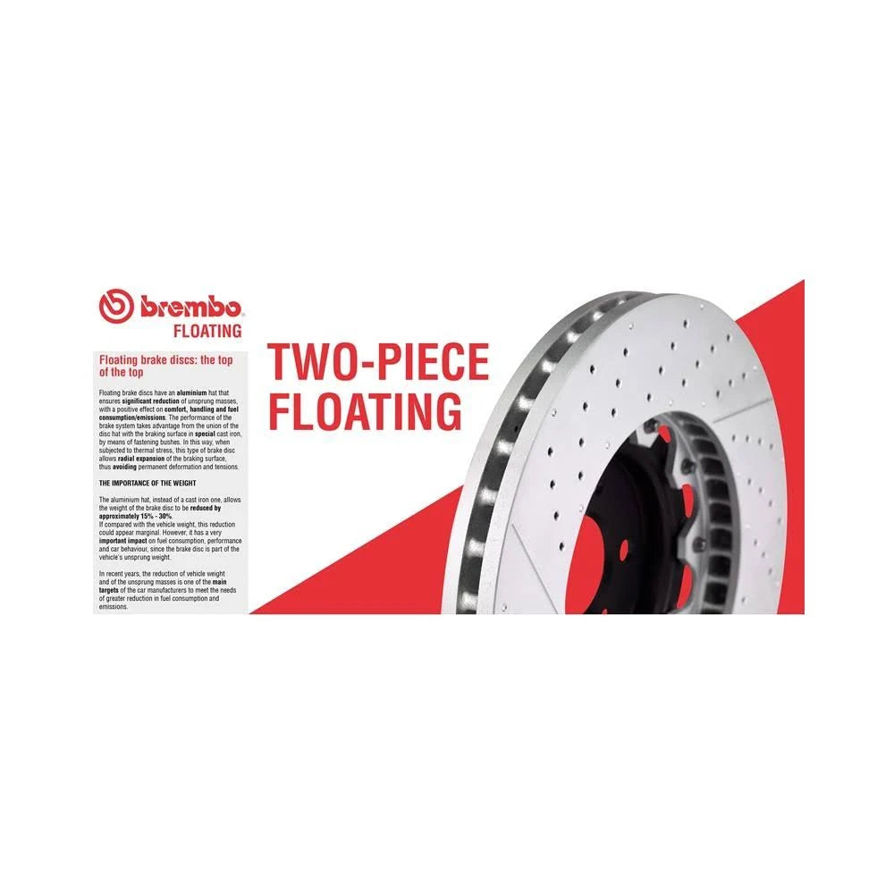 Floating Front Left Disc Brake Rotor X376