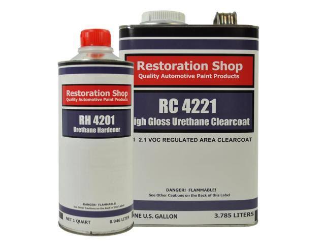 Electric Blue Metallic Low VOC Urethane Basecoat Clearcoat Car Auto Paint Complete Medium Gallon Kit I1512