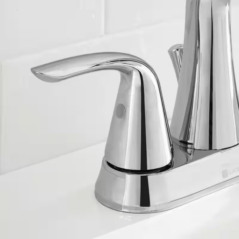2-Handle Centerset Bathroom Faucet in Chrome L6467