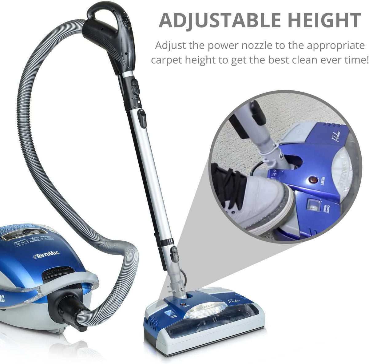 5 Speed Canister Vacuum Cleaner with HEPA Filtration I642653