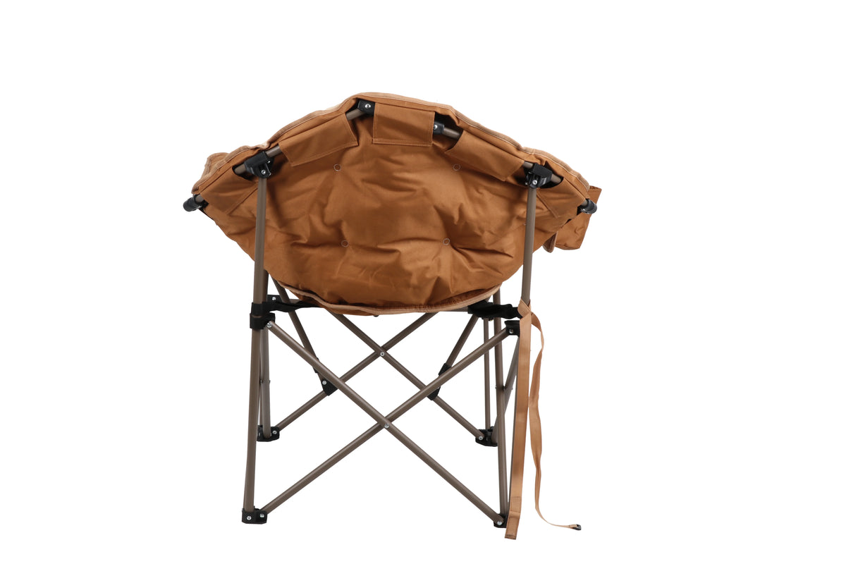 Beige Club Chair with Footrest M73424