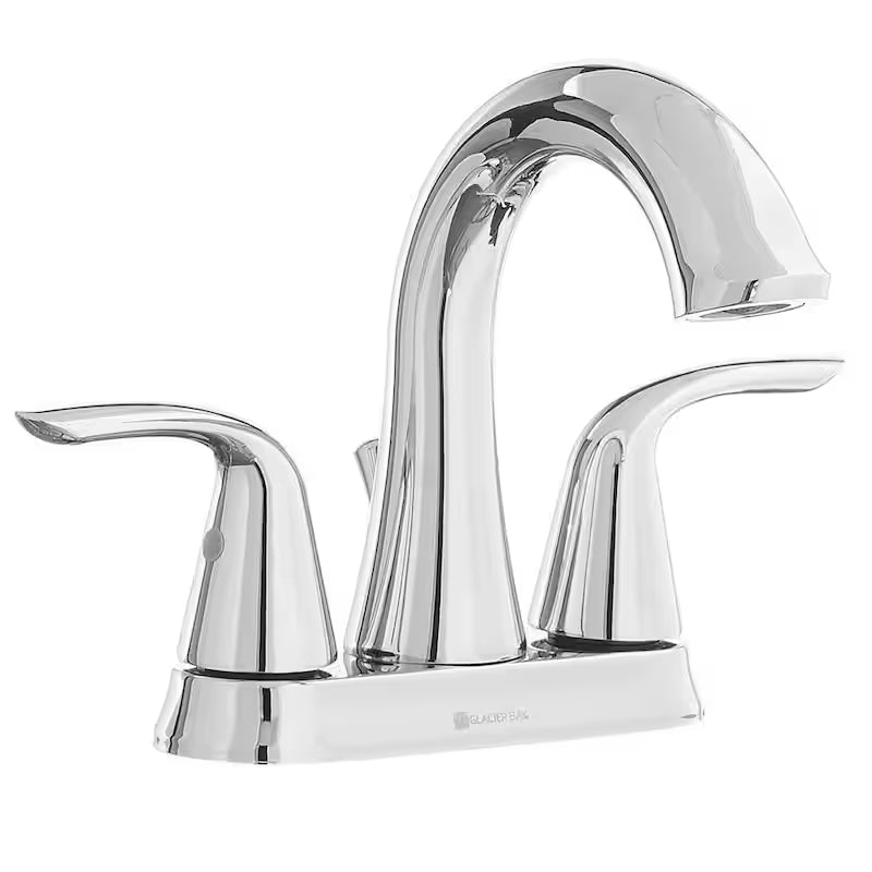 2-Handle Centerset Bathroom Faucet in Chrome L6467