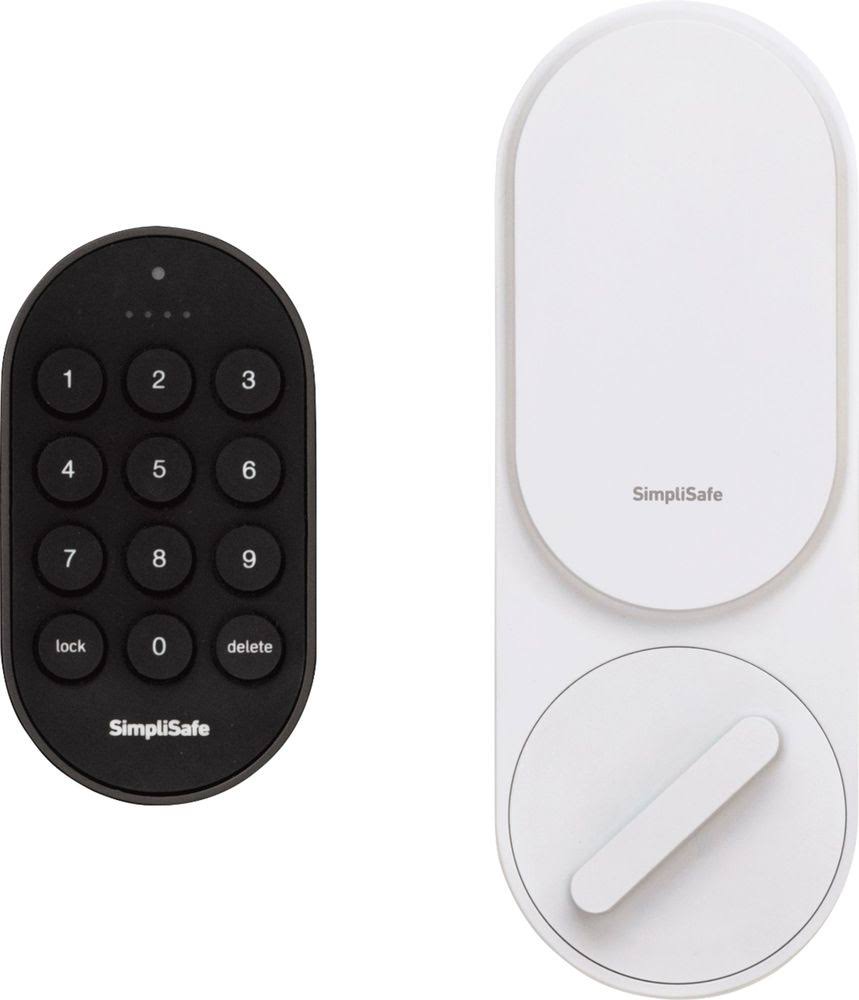 Smart Lock with Pin Pad - White A4366