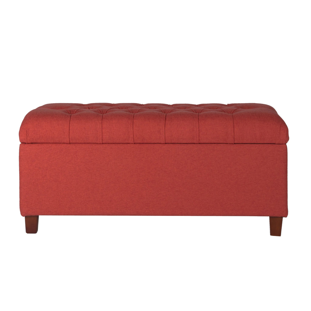 Button Tufted Storage Bench X366563