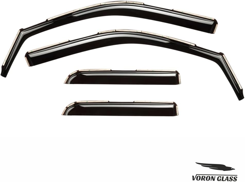 4 Pieces In-Channel Rain Guards for Trucks V4993