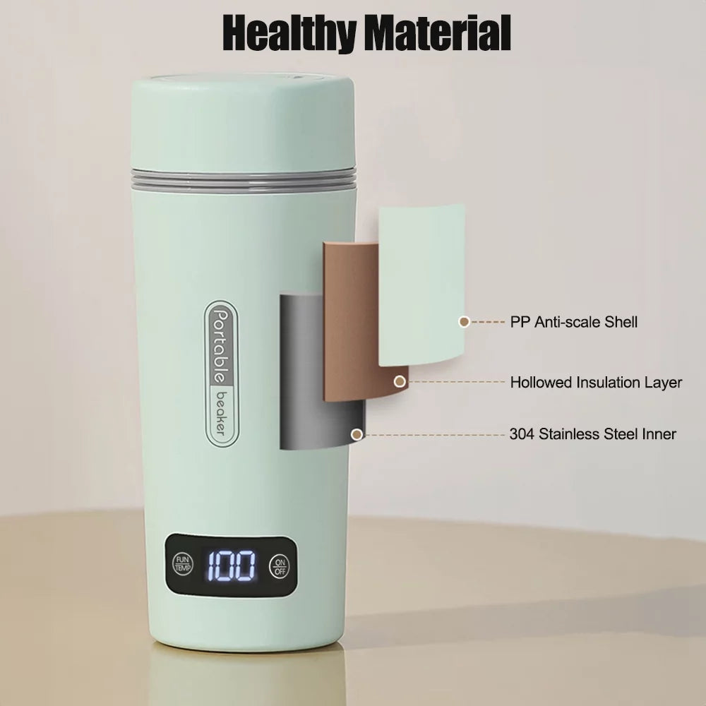 Portable Electric Kettle 350ml Stainless Steel E705