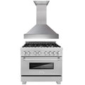 36 in. Dual Fuel Range & Range Hood Appliance Package L895316