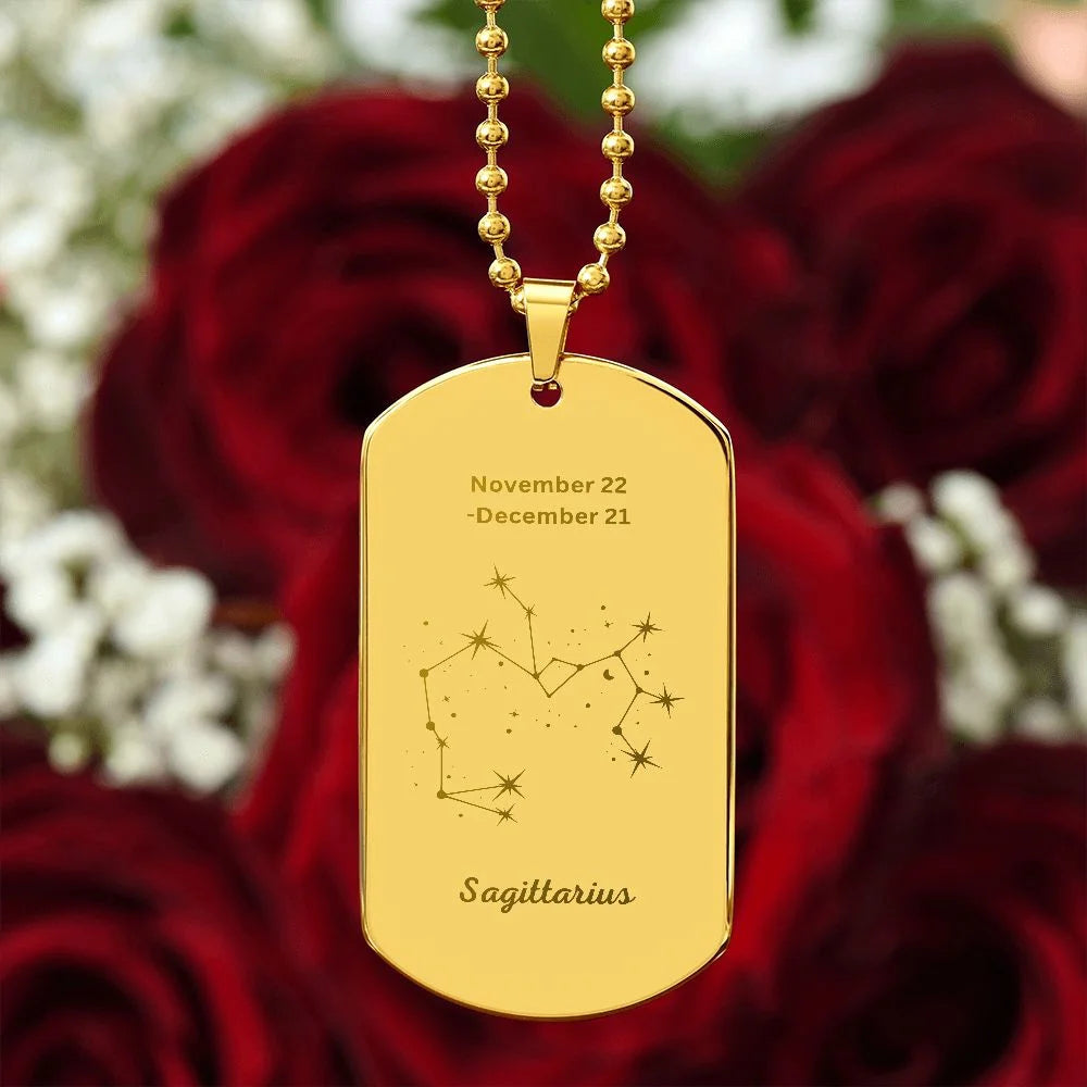 Dog Tag Necklace F9717