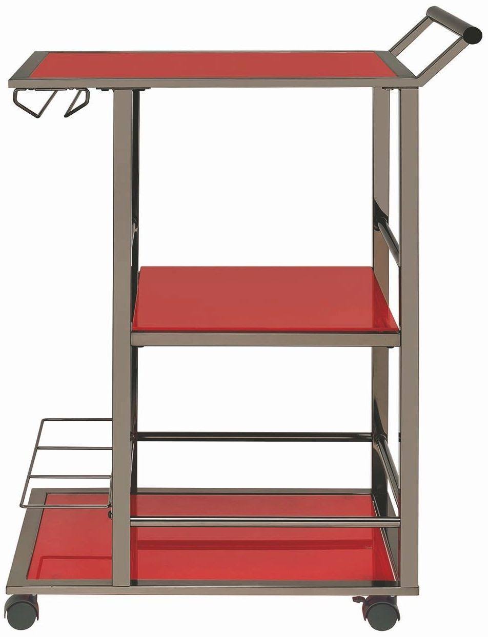 Red Serving Cart B899599