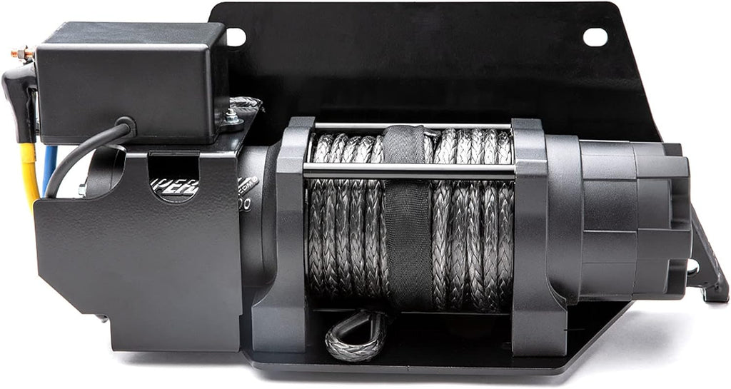 6000 lb. Ready-Fit Winch, 266.1 Gear Ratio, 50 Foot Remote, 3/16 Inch Steel, Permanent Magnet DC 12V, 1.9 HP Motor S342