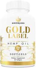 Hemp Oil Softgels 25mg Capsules 30 Count M8003