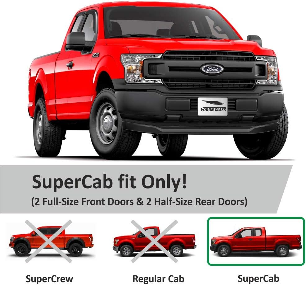 4 Pieces In-Channel Rain Guards for Trucks V4993