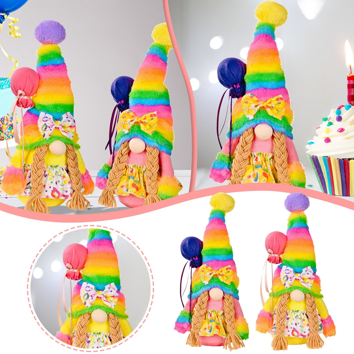Rainbow Doll Decoration Q314058
