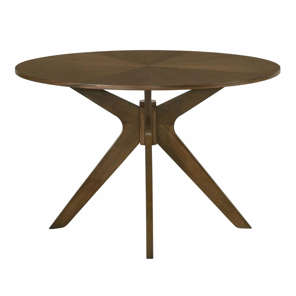 5Pc Standard Height Dining Set in Walnut Y863